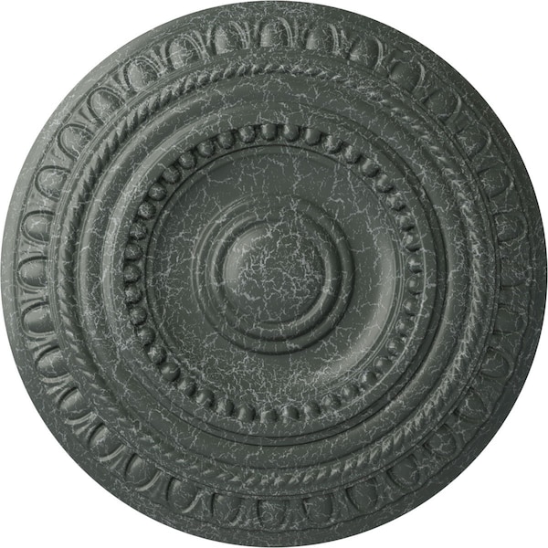Ekena Millwork Artis Ceiling Medallion (Fits Canopies up to 6 7/8"), 15 3/4"OD x 1 3/8"P, Athenian Green Crackle CM15ARAGC - main